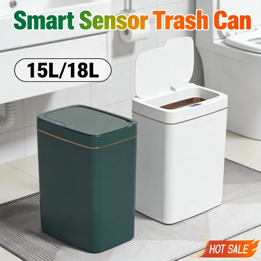Smart Touchless Trash Can