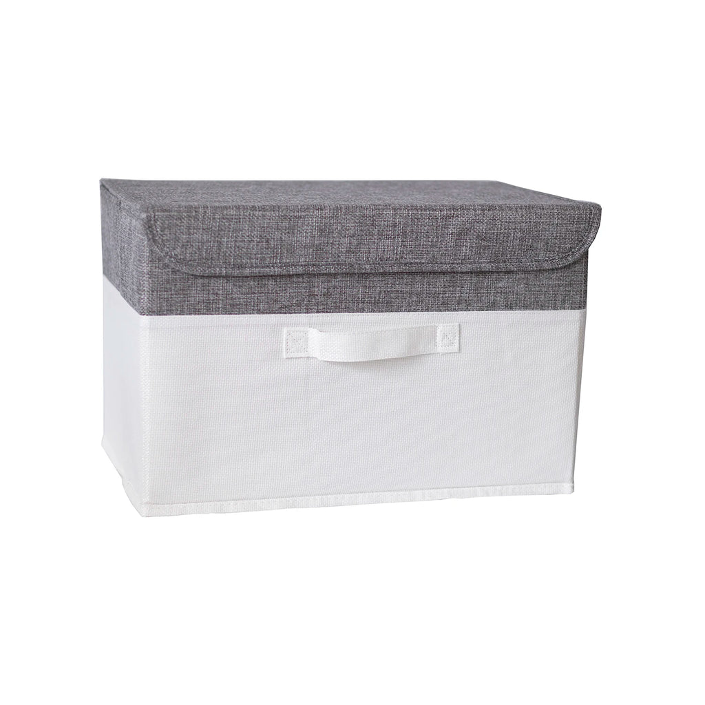 Linen Storage Basket with Lid