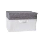 Linen Storage Basket with Lid
