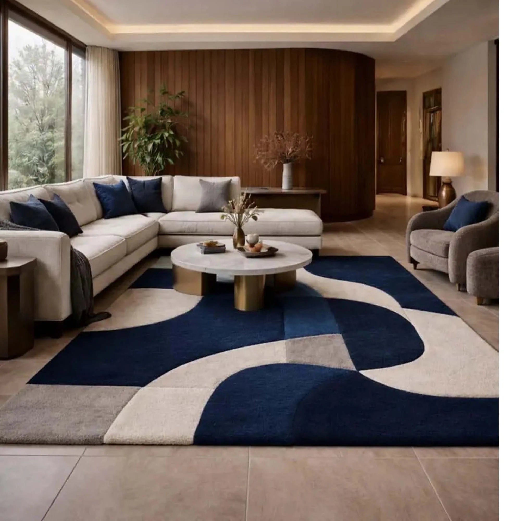 Modern Abstract Area Rug