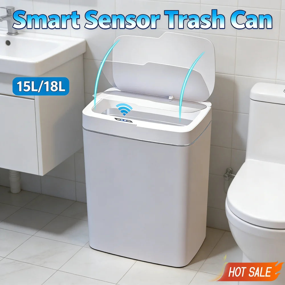 Smart Touchless Trash Can
