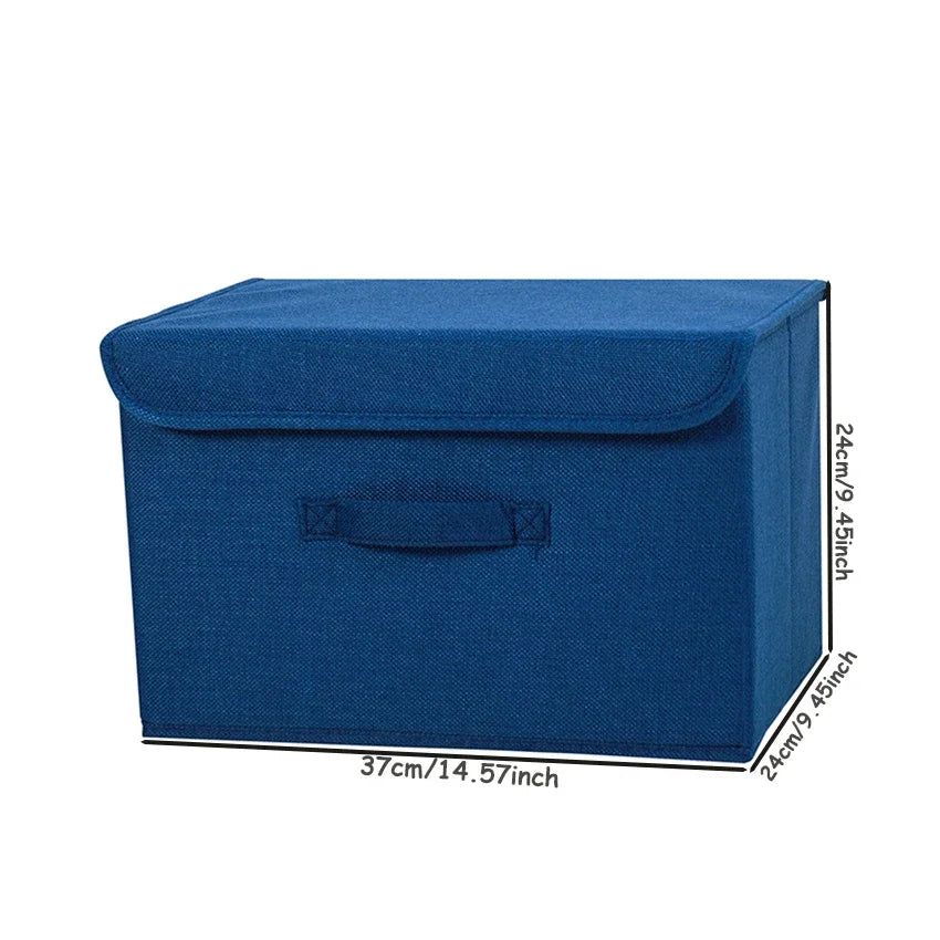 Linen Storage Basket with Lid