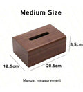 Walnut Tissue Box