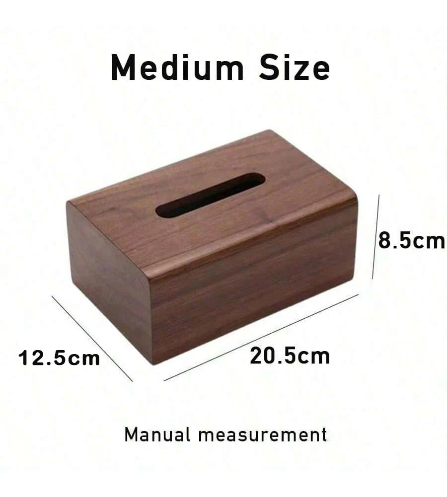 Walnut Tissue Box