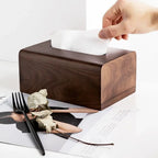 Walnut Tissue Box