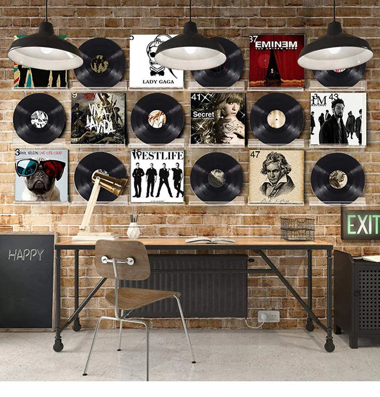 Acrylic Vinyl Record Display Shelf