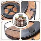 360° Wooden Rotating Organizer
