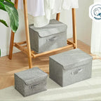 Linen Storage Basket with Lid