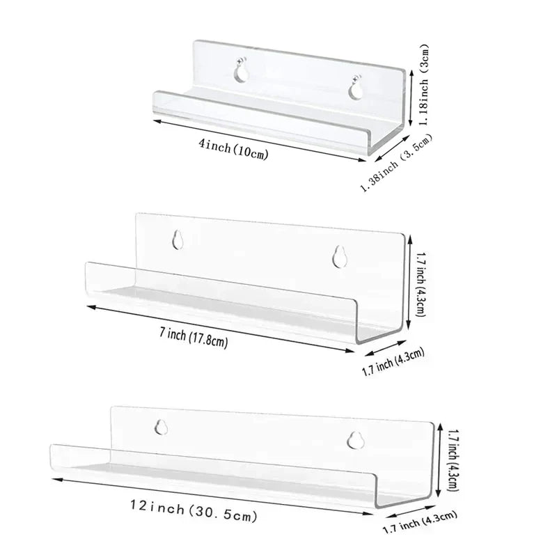 Acrylic Vinyl Record Display Shelf