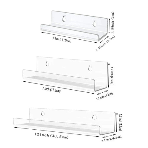 Acrylic Vinyl Record Display Shelf