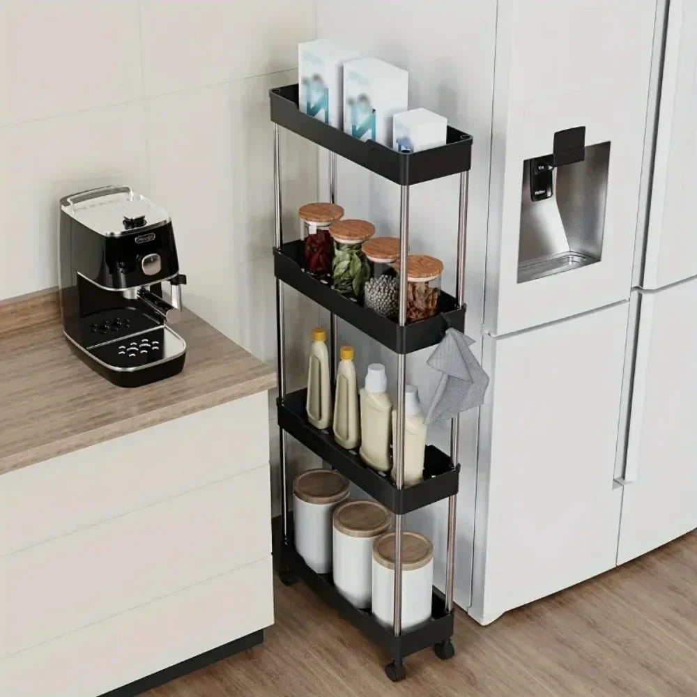 Slim Rolling Storage Trolley