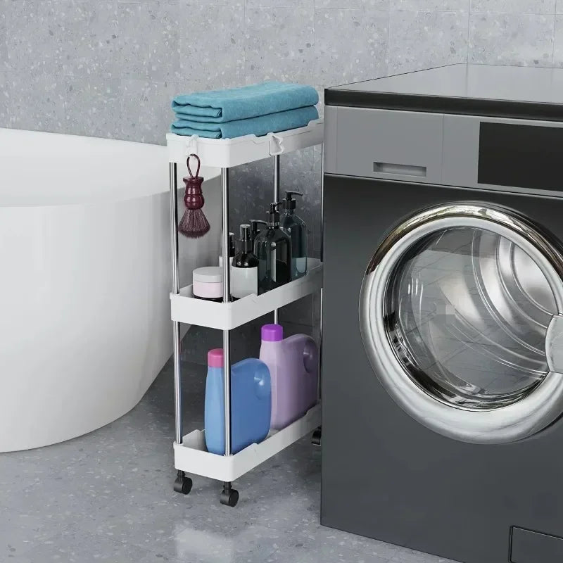 Slim Rolling Storage Trolley